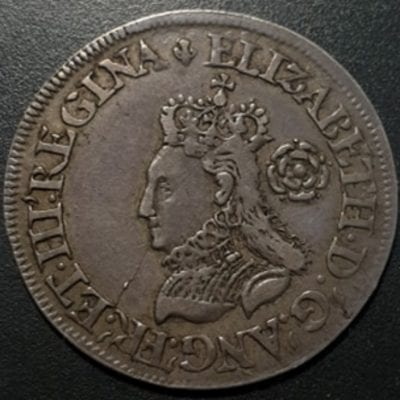 Elizabeth I Sixpence, 1568, milled coinage, 1561-70, m.m. lis, small crowned bust