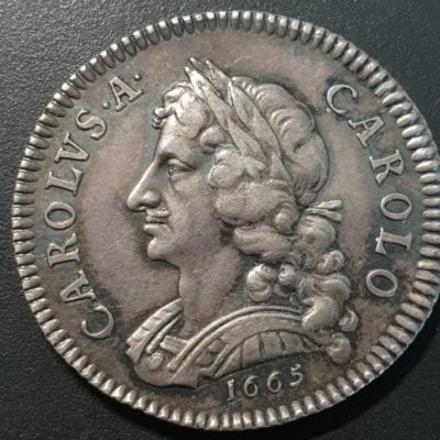 Charles II (1660-85), Pattern Silver Farthing struck by John Roettier, 1665