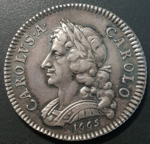 Charles II (1660-85), Pattern Silver Farthing struck by John Roettier, 1665