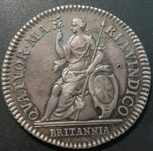 Charles II (1660-85), Pattern Silver Farthing struck by John Roettier, 1665