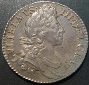 William III (1694-1702), Shilling, 1700, small 0s in date, fifth laureate and draped bust right