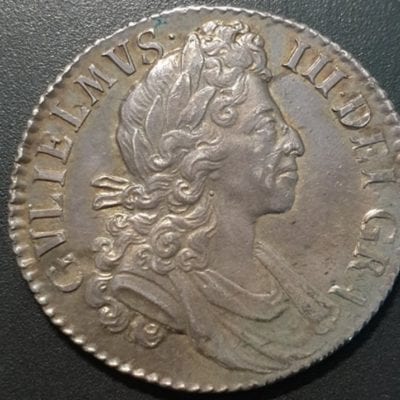 William III (1694-1702), Shilling, 1700, small 0s in date, fifth laureate and draped bust right