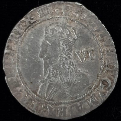 sixpence charles tower hammered coins