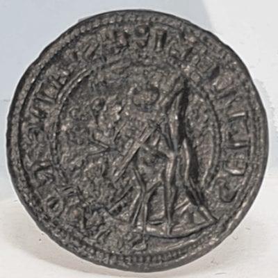 A Medieval (late 13th to early 14th century) seal matrix