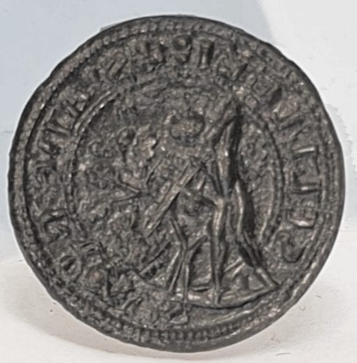 A Medieval (late 13th to early 14th century) seal matrix