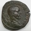Trajan Decius Sestertius Ilyricum, AD 249-251 Genius of the Army of Illyricum